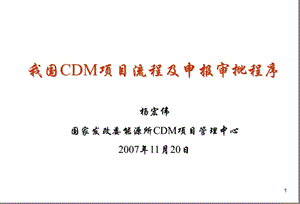 我国CDM项目流程及申报审批程序.ppt