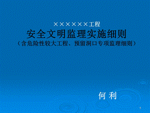 《安全监理细则》PPT课件.ppt