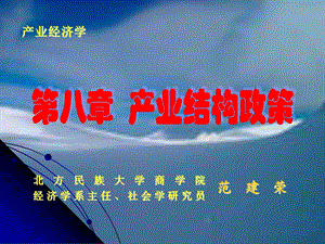 《产业结构政策》PPT课件.ppt