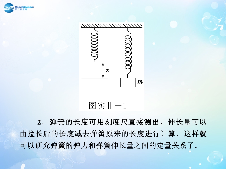 实验二 探究弹力和弹簧伸长的关系课件.ppt_第3页