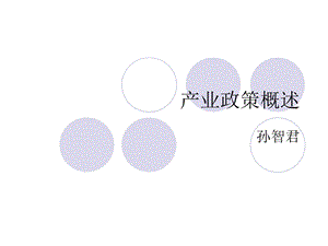 《产业政策概述》PPT课件.ppt