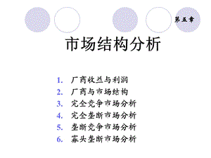 《市场结构分析》PPT课件.ppt