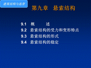 《悬索结构》PPT课件.ppt