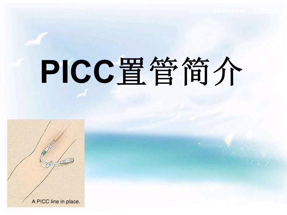 《PICC置管简介》PPT课件.ppt_第1页