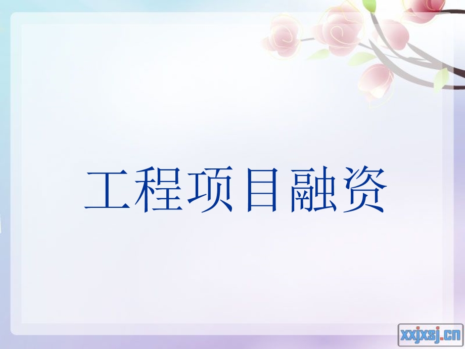 《工程项目融资》PPT课件.ppt_第1页