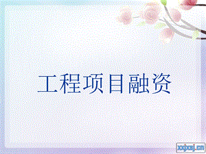 《工程项目融资》PPT课件.ppt