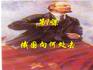 《俄国向何处去》PPT课件.ppt