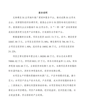 北京年产xxx套5G+智慧物流设备项目融资分析报告.docx