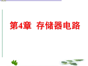 《存储器电路》PPT课件.ppt