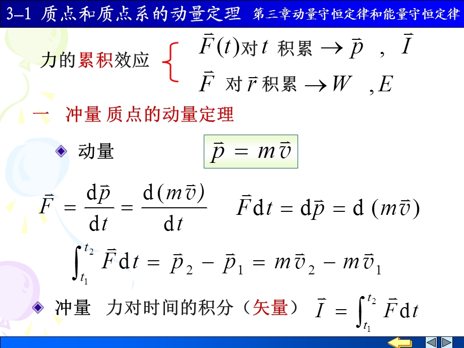 一冲量质点的动量定理.ppt_第1页