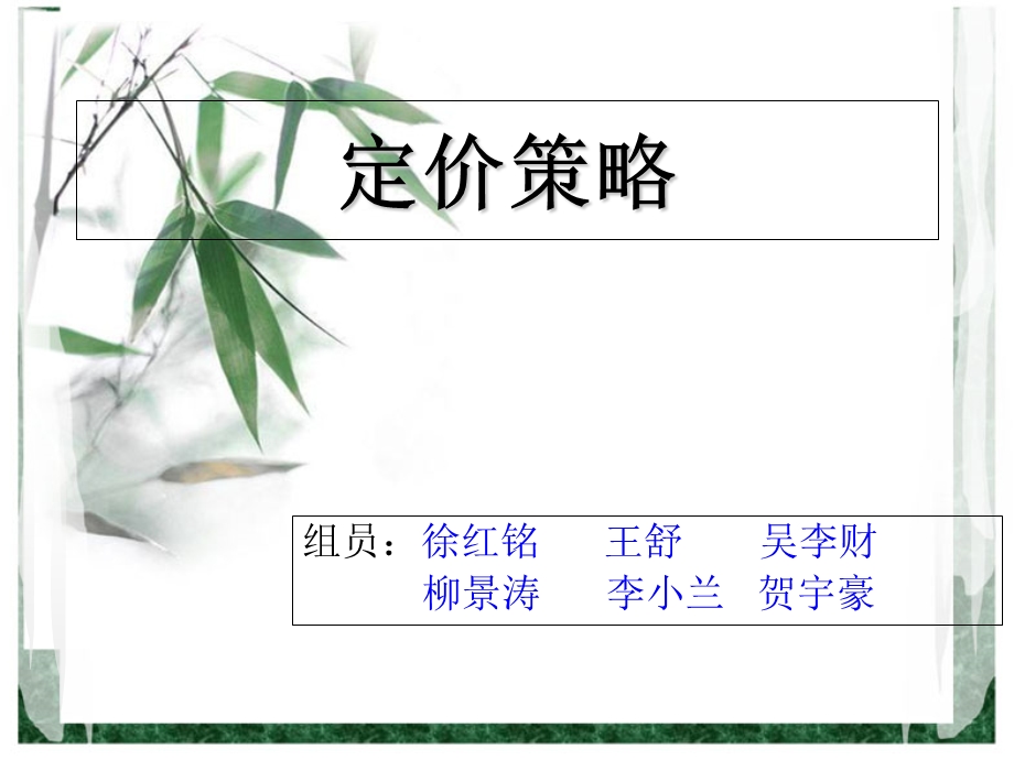 《定价策略》PPT课件.ppt_第1页