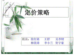 《定价策略》PPT课件.ppt