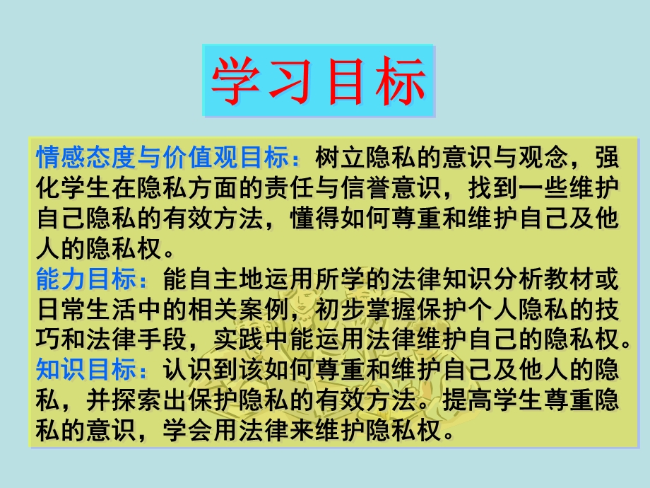 隐私受保护.尊重和维护隐私权.ppt_第2页