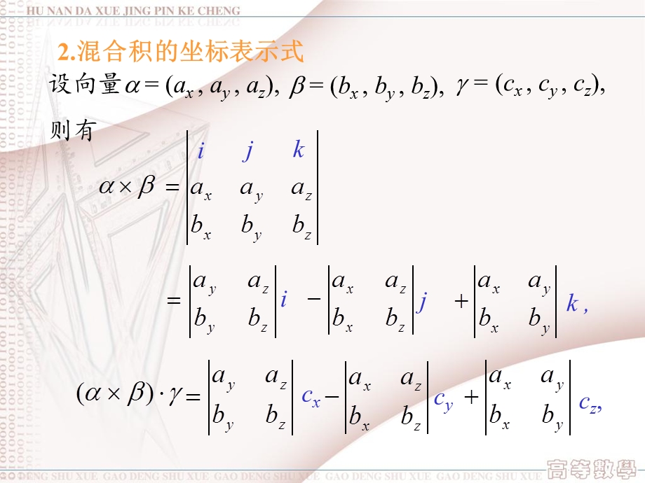 《两向量的混和积》PPT课件.ppt_第2页