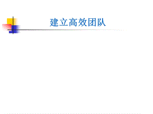 《建立高效团队》PPT课件.ppt