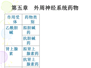 《外周药物化学》PPT课件.ppt