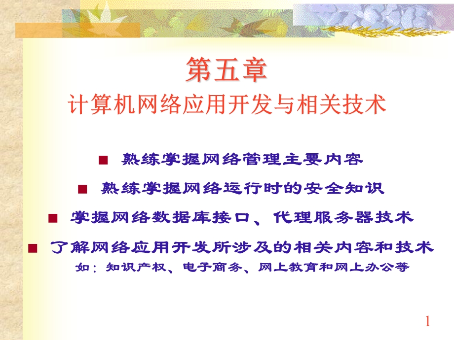 五章计算机网络应用开发与相关技术.ppt_第1页