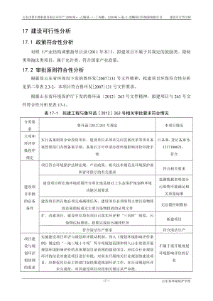 年产2000吨α乙酰基γ丁内酯、1200吨5氯2戊酮项目第17章 建设可行性分析环评报告.doc