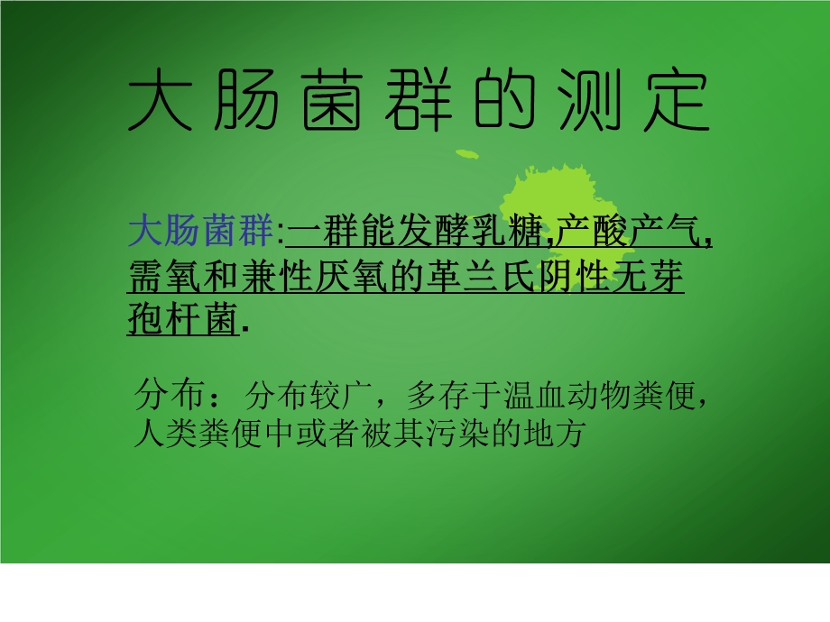 《大肠杆菌测定》PPT课件.ppt_第1页