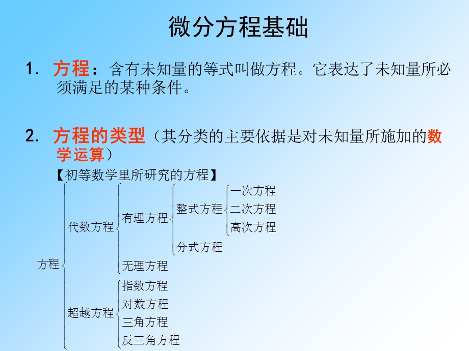 《微分方程基础》PPT课件.ppt_第1页