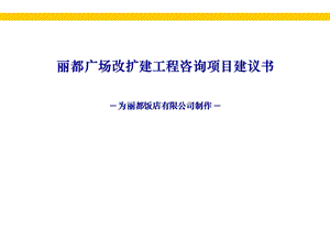 新华信－机场改建咨询项目建议书102页.PPT