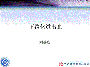 《下消化道出血》PPT课件.ppt