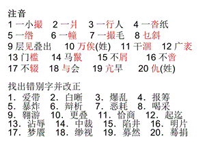 《字音字形检查》PPT课件.ppt