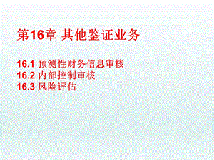 《其他鉴证业务》PPT课件.ppt