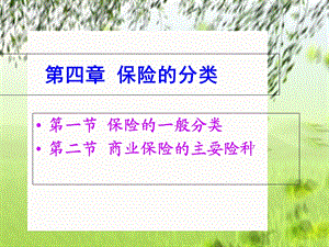 《保险的分类》PPT课件.ppt