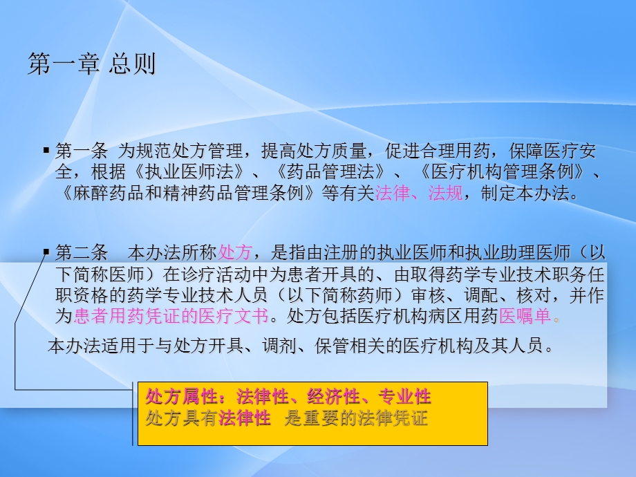 《处方管理办法》PPT课件.ppt_第3页