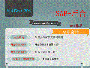 《SAP后台总账》PPT课件.ppt