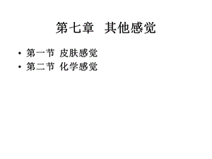 《其他感觉》PPT课件.ppt