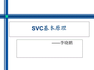 《SVC基本原理》PPT课件.ppt