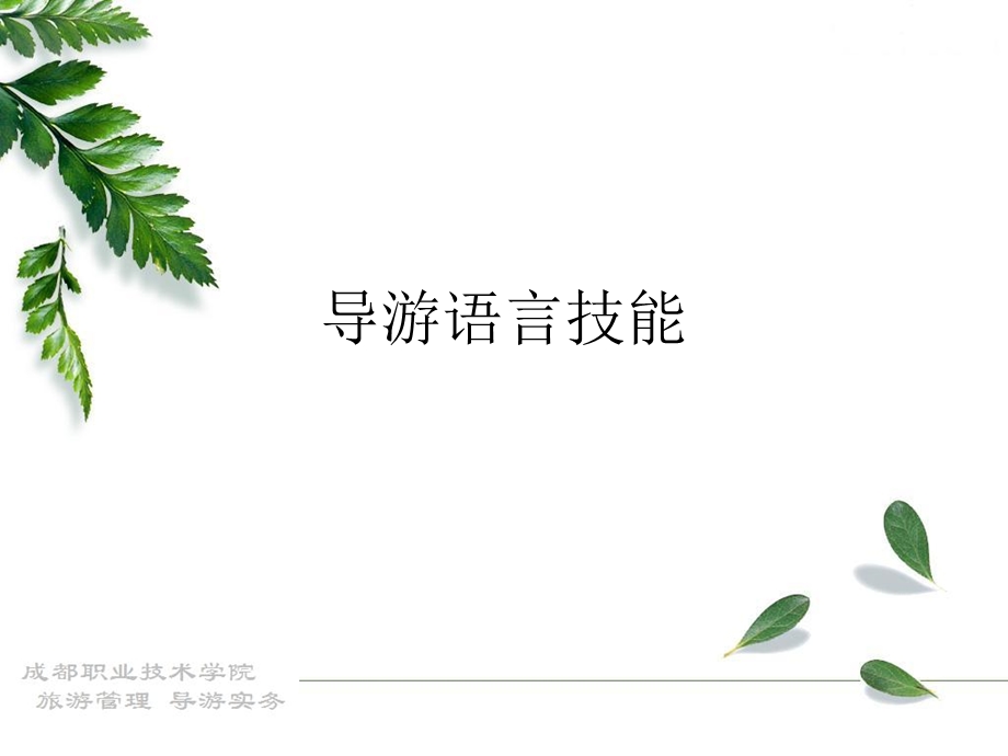 《导游语言技能》PPT课件.ppt_第1页