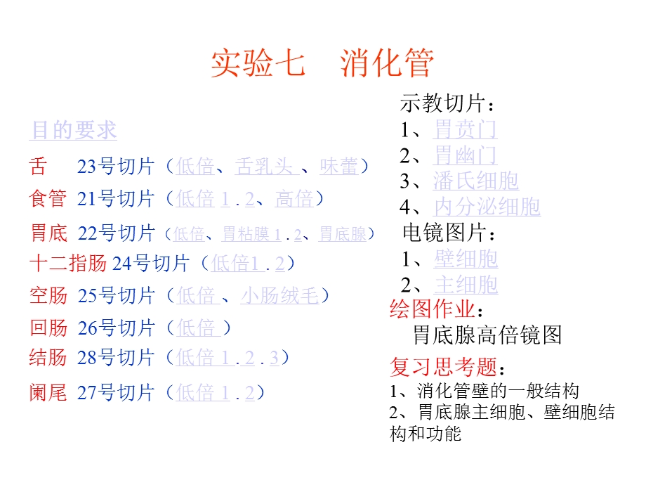 《实验七消化管》PPT课件.ppt_第1页