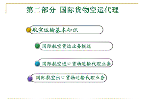 《国际航空货运代理》PPT课件.ppt