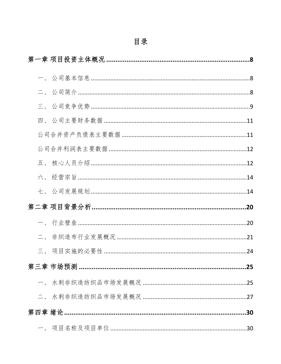 北京非织造布项目可行性研究报告.docx_第2页