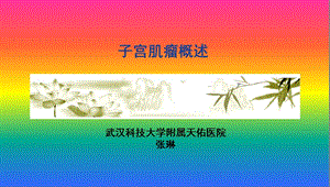 《子宫肌瘤概述》PPT课件.ppt