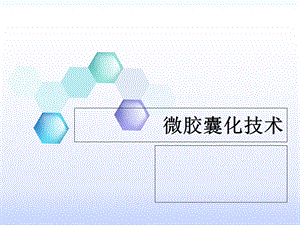 《微胶囊化技术》PPT课件.ppt