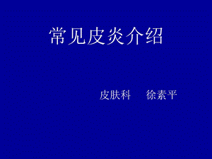 《常见皮炎介绍》PPT课件.ppt