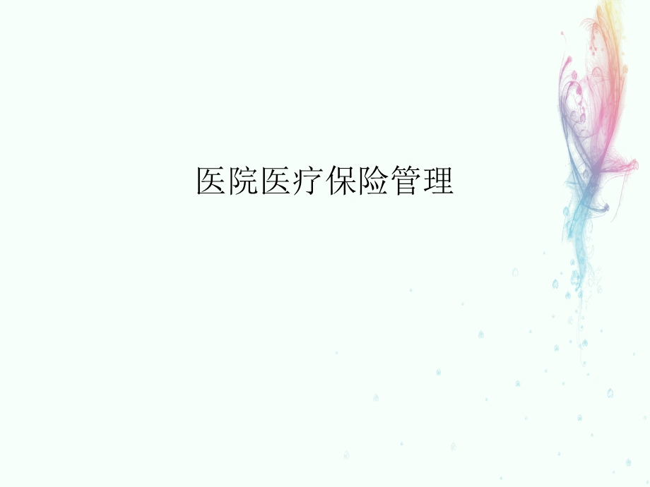 《医院医疗保险》PPT课件.ppt_第1页