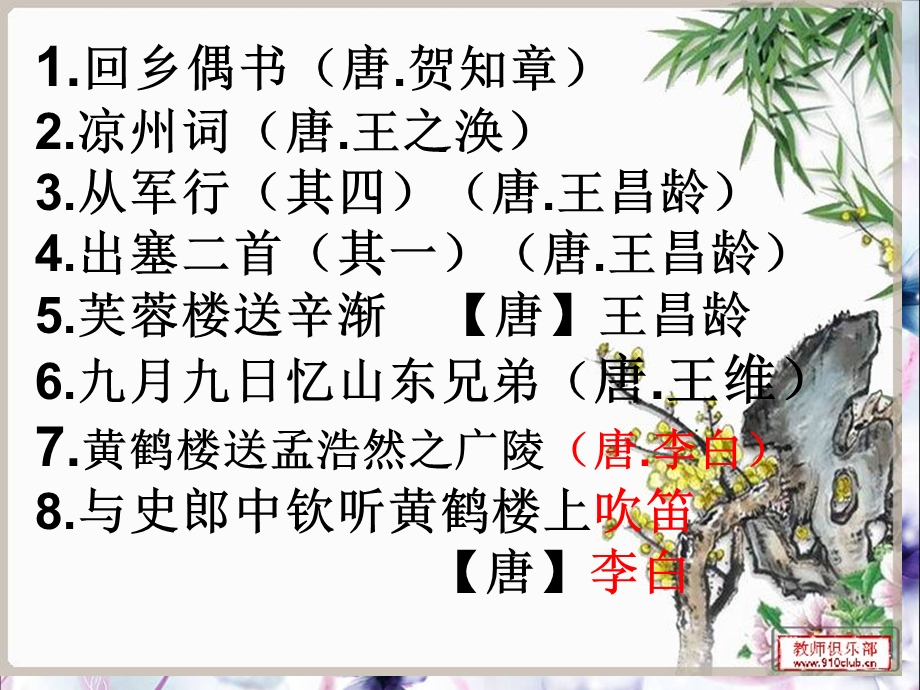 《古诗必备前首》PPT课件.ppt_第2页