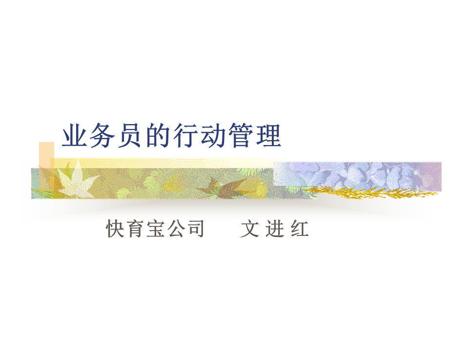 《业务员的行动》PPT课件.ppt_第1页