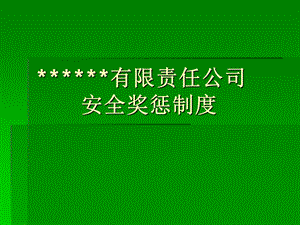 《安全奖惩制度》PPT课件.ppt