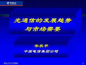 韦乐平中国电信集团公司.ppt