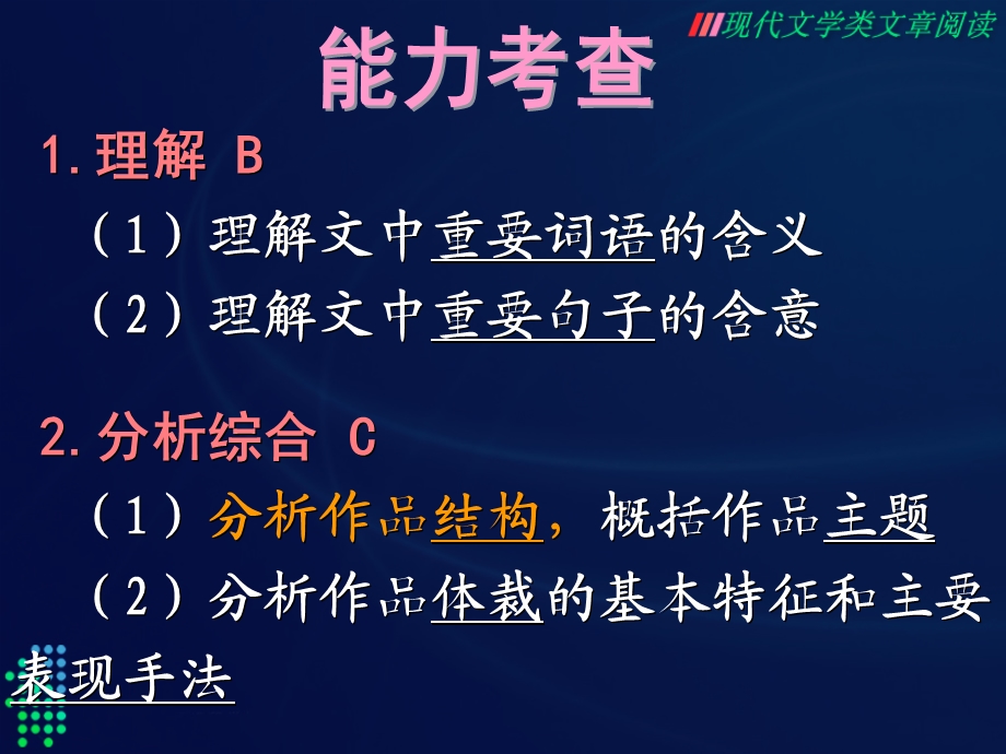 现代文学类文章阅读05把握文章思路分析作品结构.ppt_第2页