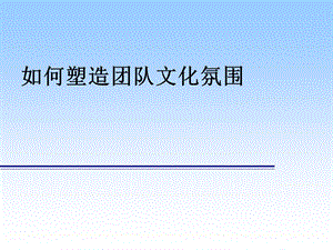 《团队文化建设》PPT课件.ppt