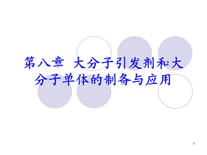 《大分子引发剂》PPT课件.ppt