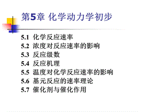 《化学动力学初步》PPT课件.ppt