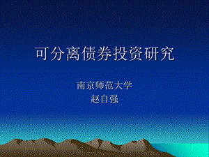 《可分离债券》PPT课件.ppt